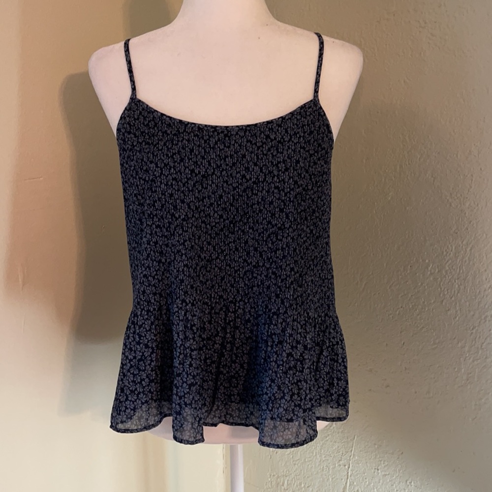 Abercrombie & Fitch Cami Blouse • Blue Floral